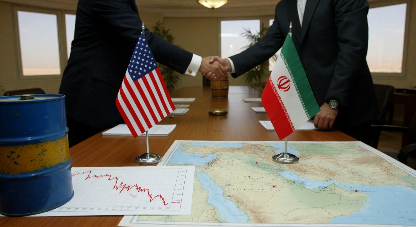 Oil Prices Slide Sharply After Trump Signals US-Iran Deal Progress