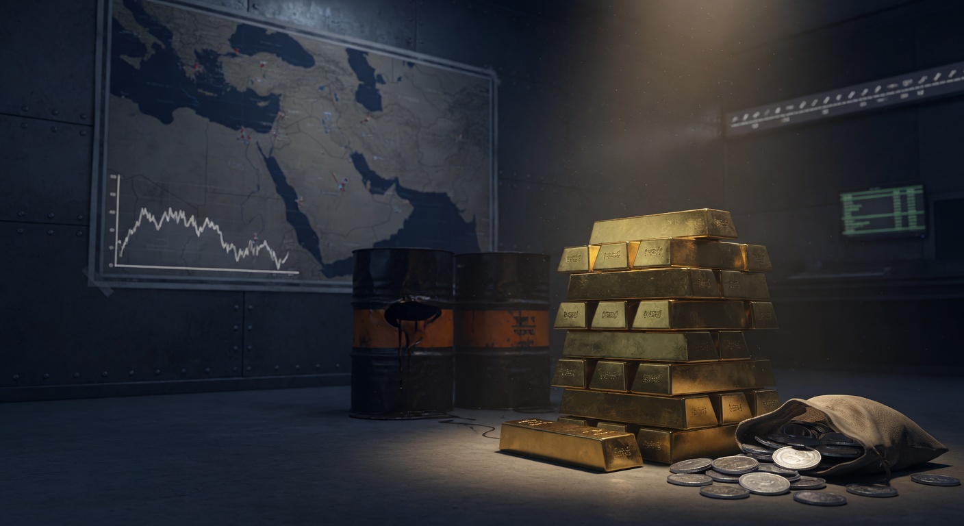Gold and Silver Prices Fluctuate Amid Oil-Driven Inflation Concerns