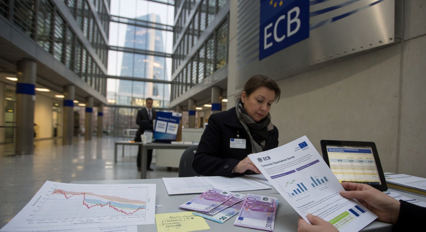 ECB Says Consumer Price Expectations Ease But Stay Elevated