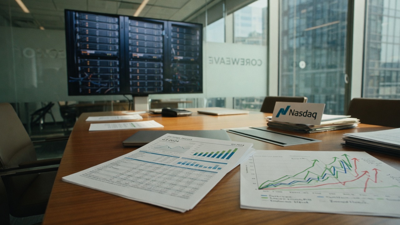 CoreWeave Earnings Fuel AI Optimism, Lift Nasdaq and S&P 500