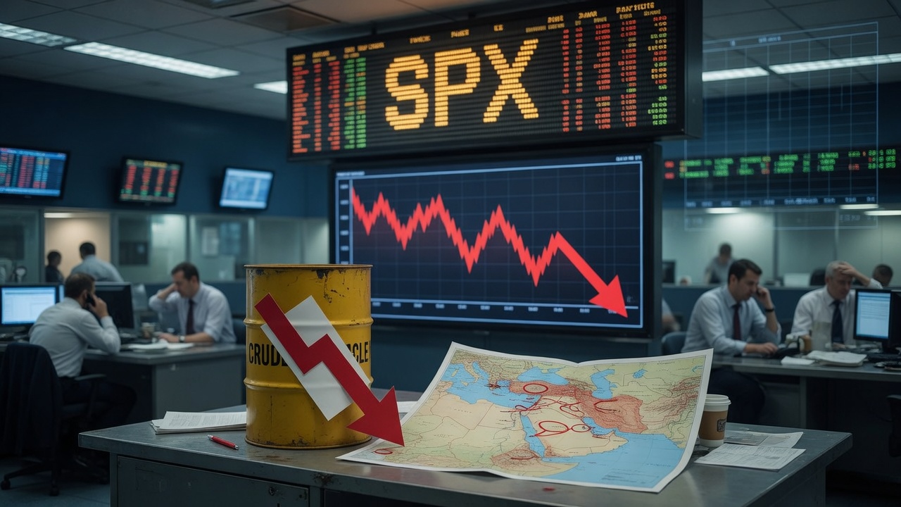 S&P 500 and Nasdaq Close Lower on Oil Spike and Middle East Tensions