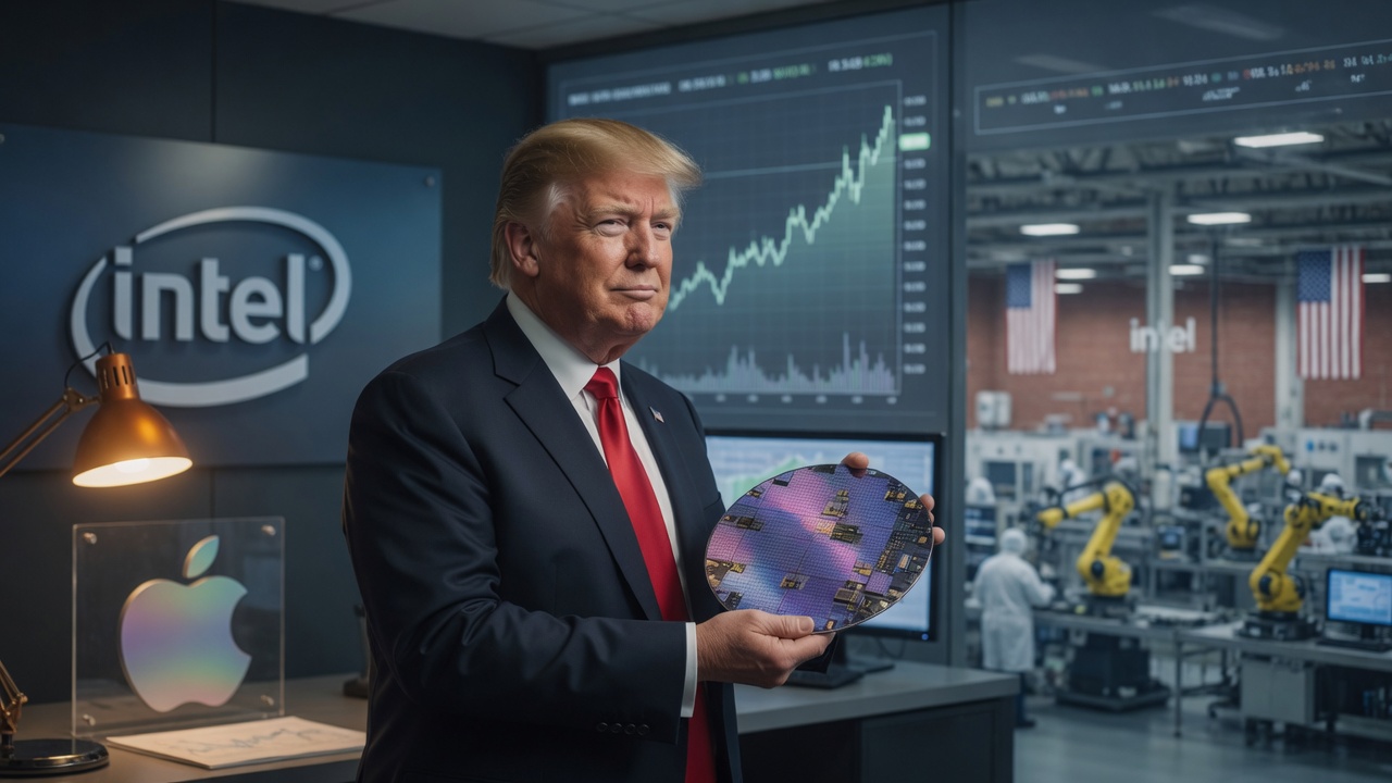 Intel Surges on Trump-Announced Apple Chip Deal