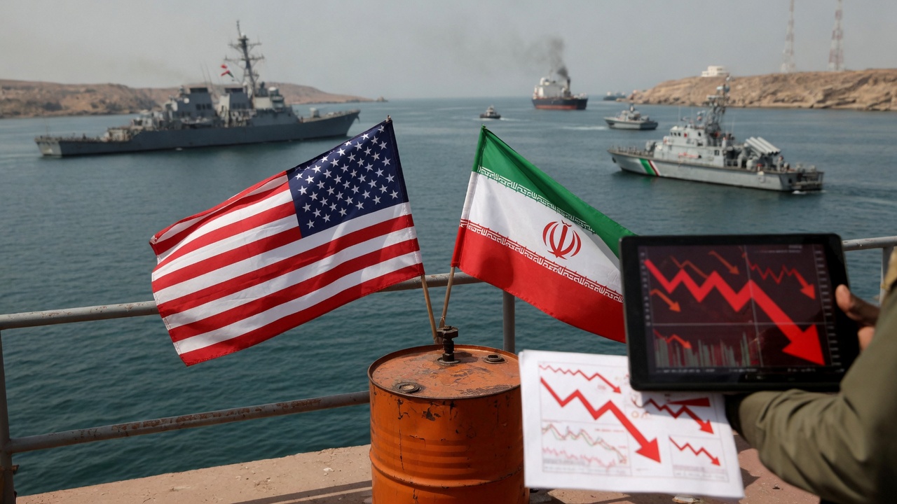 US-Iran Strikes Escalate, Oil Surges Above $90 as Markets Slip