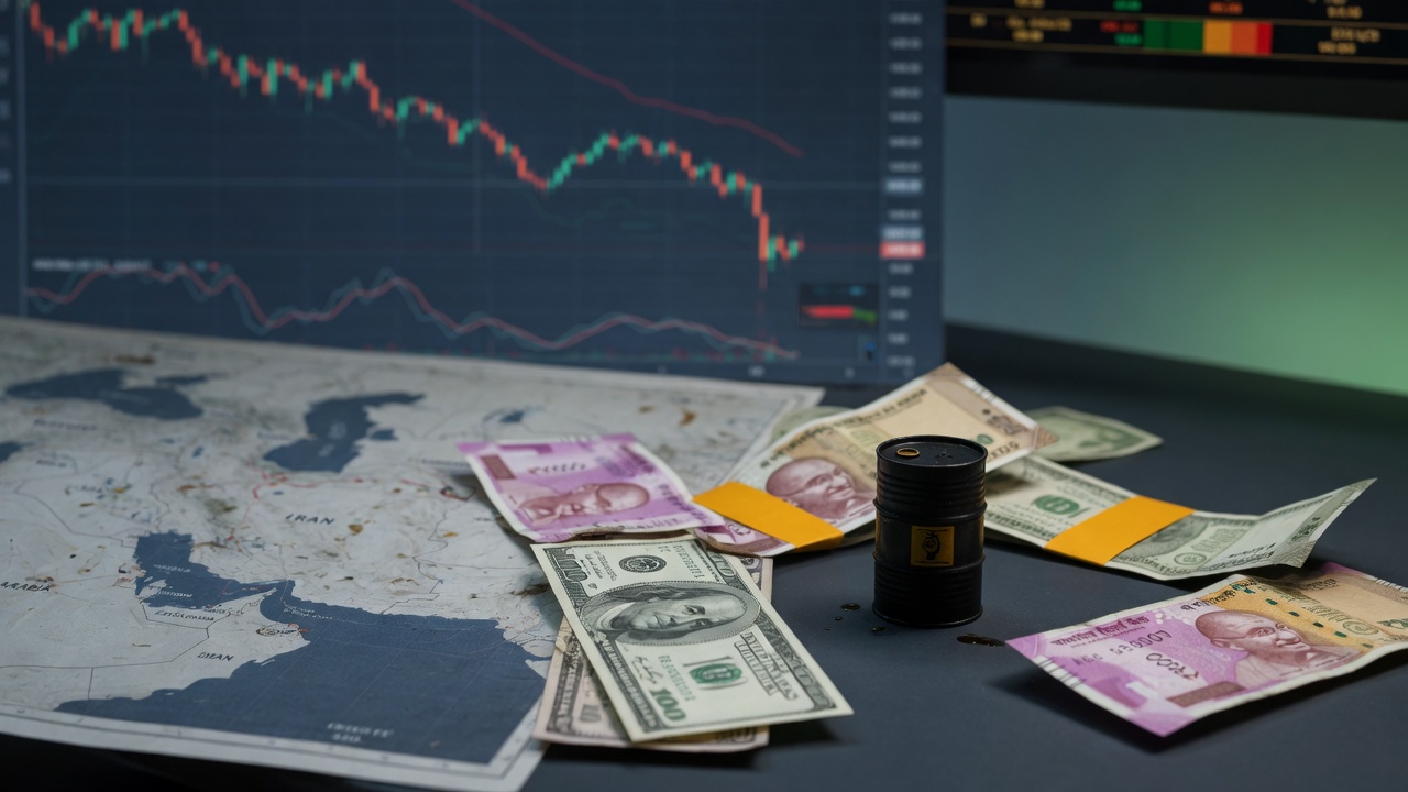Indian Rupee Weakens to Near Two-Week Low on Oil Spike from US-Iran Standoff