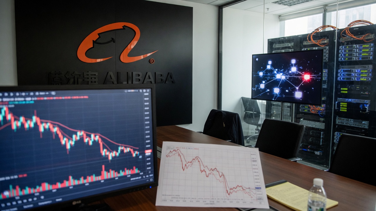 Alibaba Shares Drop on Sharp Profit Decline Tied to AI Investments