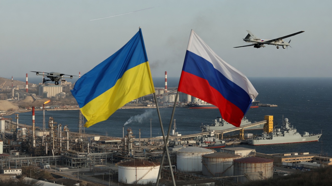 Ukraine Launches Strikes on Russian Black Sea Assets and Refinery