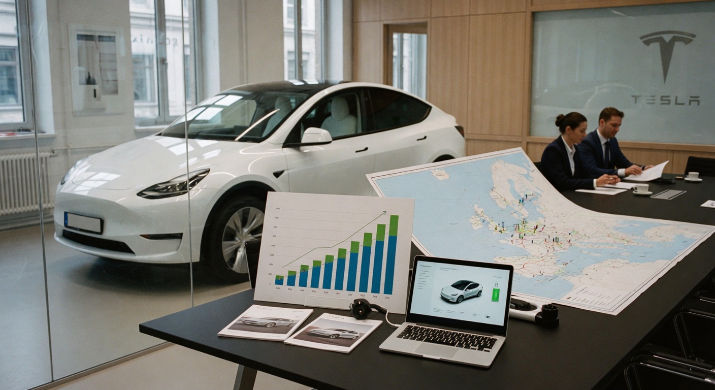 Tesla Reports Strong European EV Sales Growth