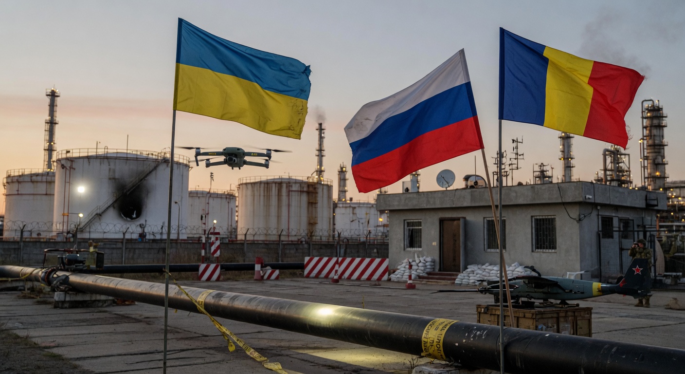 Ukrainian Drones Hit Russian Oil Targets; Romania Incident