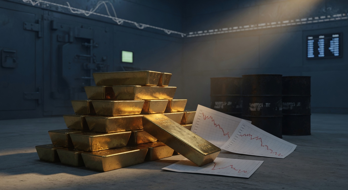 Gold Falls Over 1% on Oil-Driven Inflation Fears