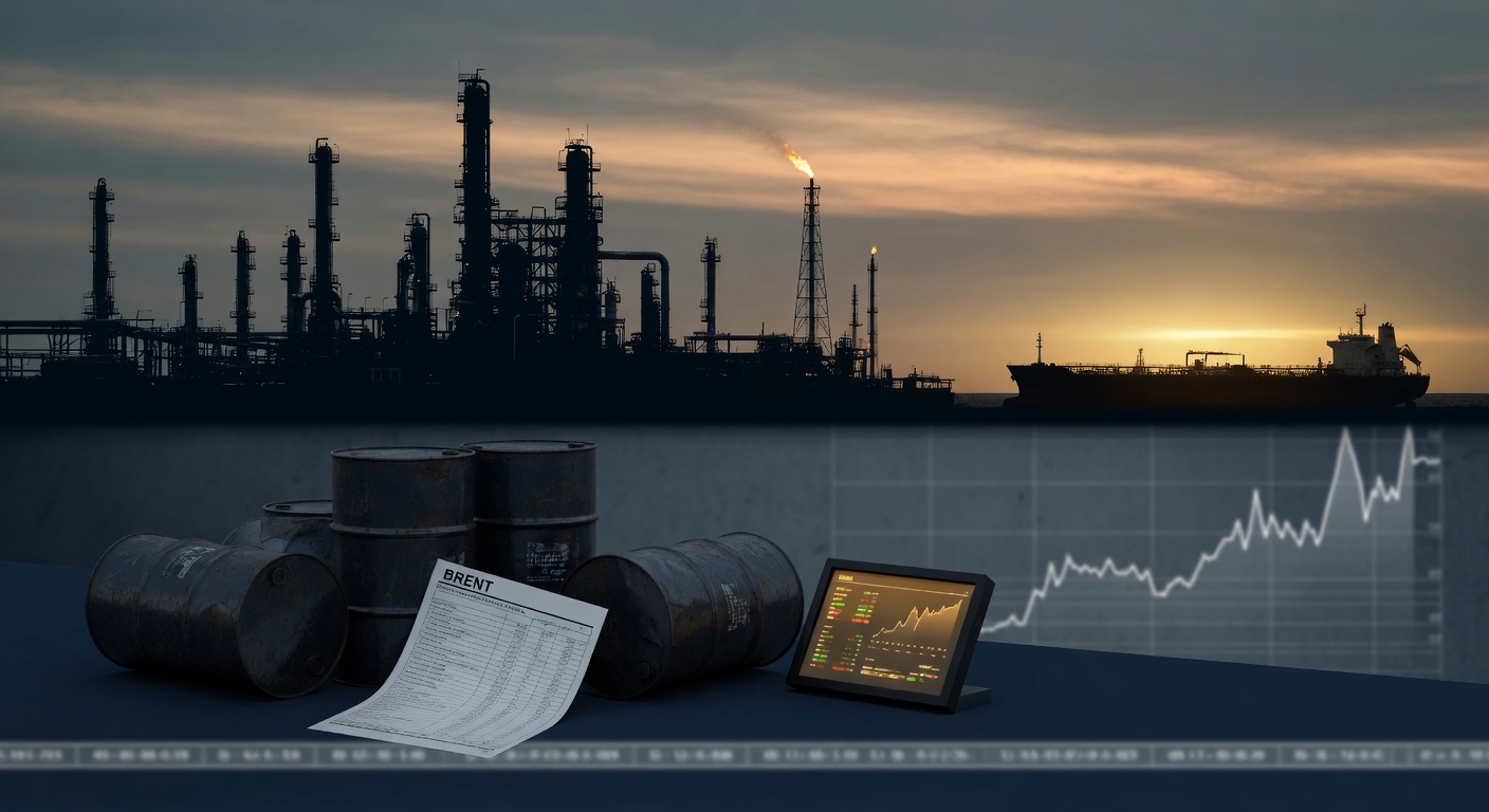 Brent crude oil rises to ~$104 amid Middle East supply concerns