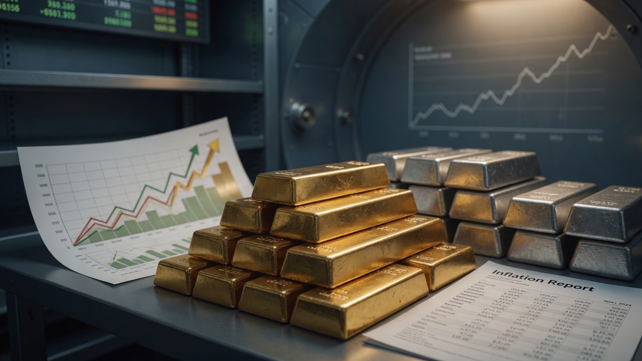 Gold and Silver Advance on Tame July US Inflation Data