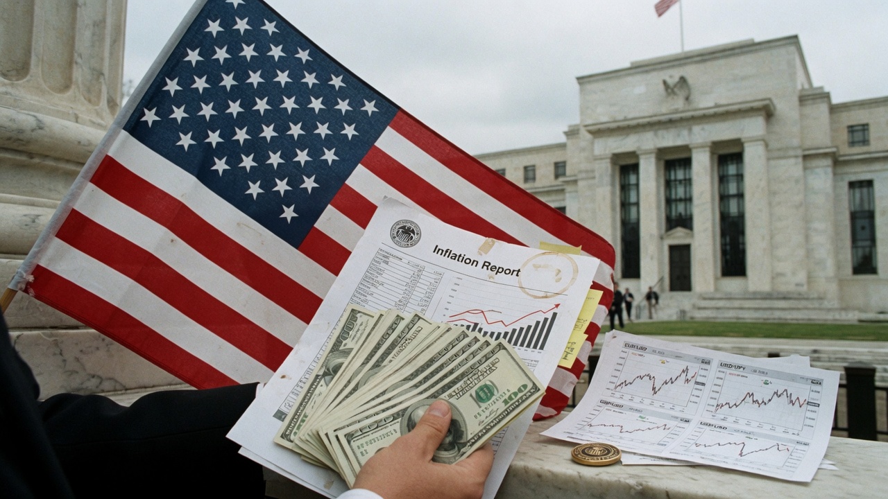 Dollar Treads Water as Fed Hike Bets Pared on Benign US Inflation