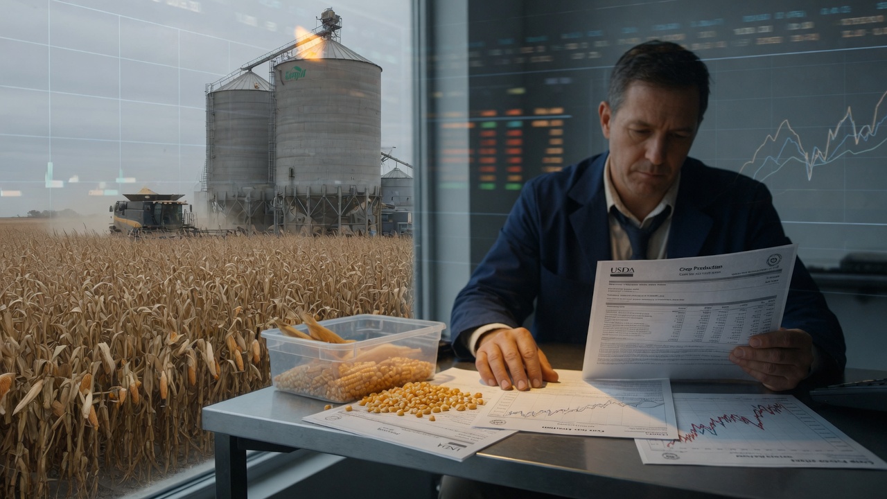 USDA Surprise Cut to Corn Yield Outlook Lifts Grain Prices