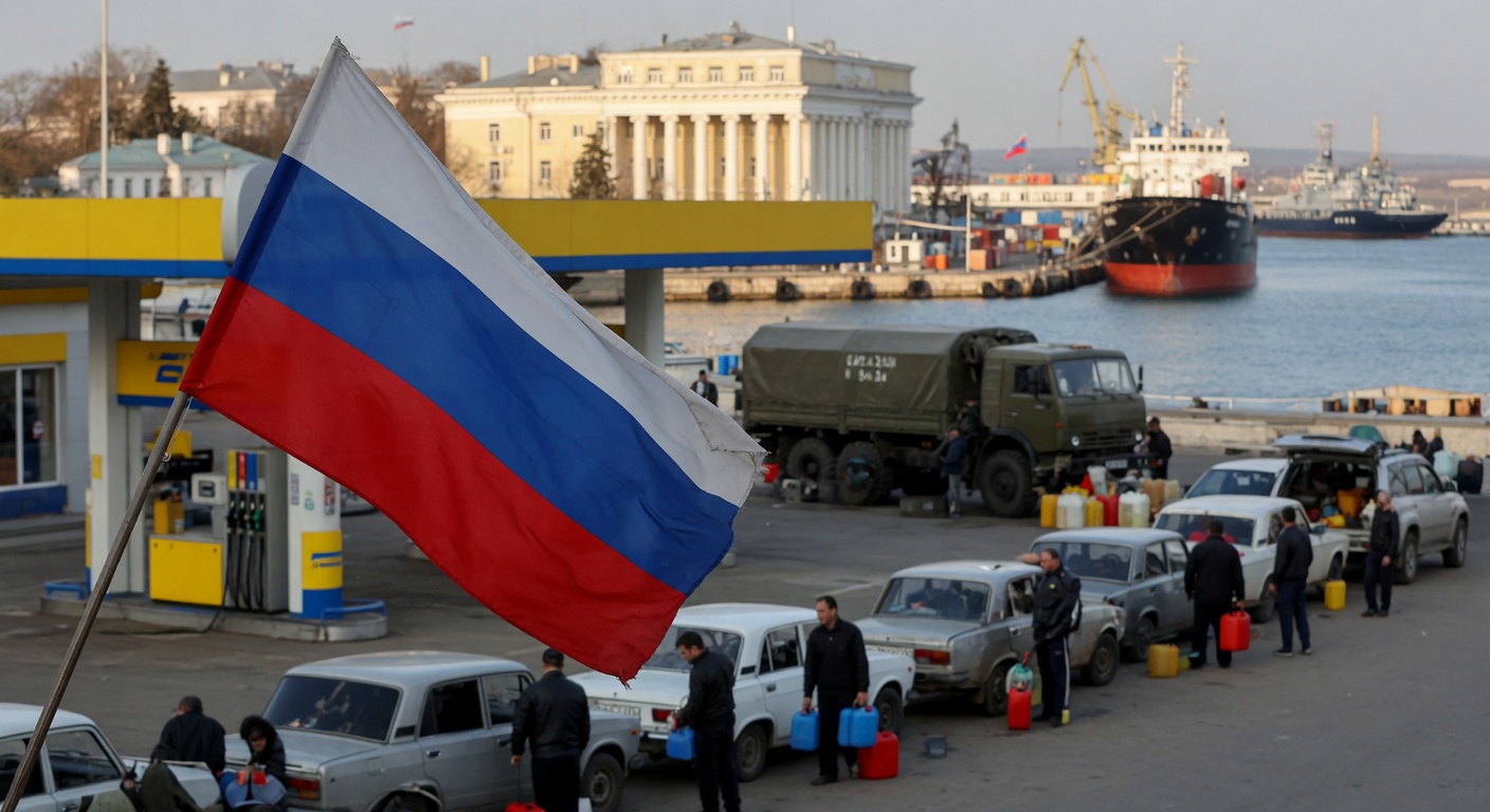 Russia introduces fuel rationing in Crimea's Sevastopol amid logistical challenges