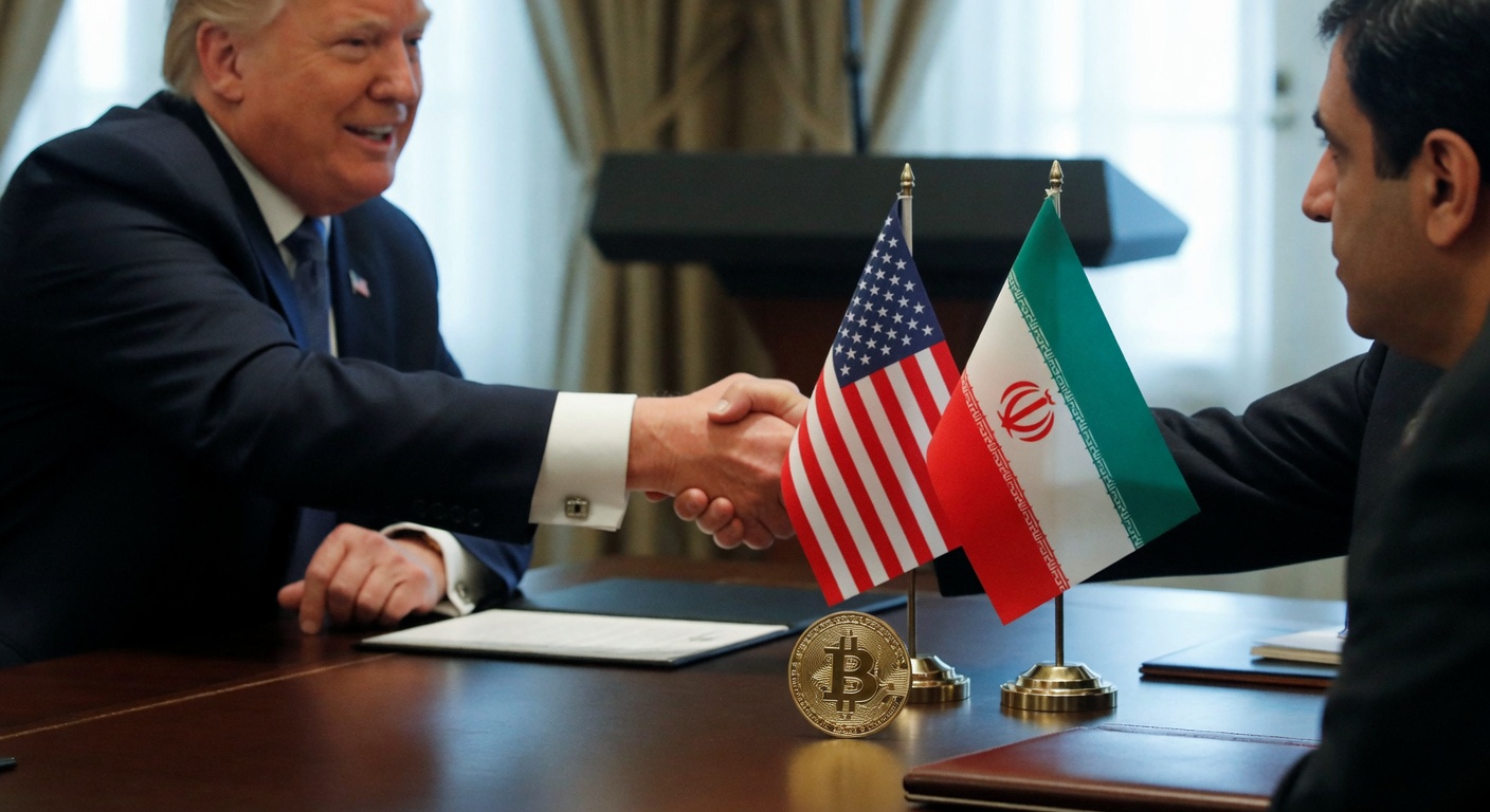 Bitcoin heads higher as President Trump announces Iran peace agreement