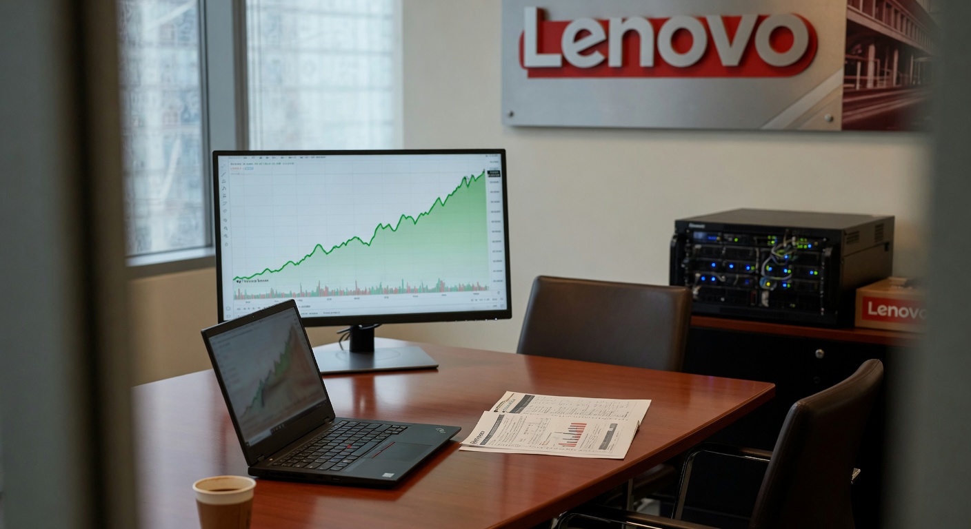 Lenovo Shares Jump on Record Earnings