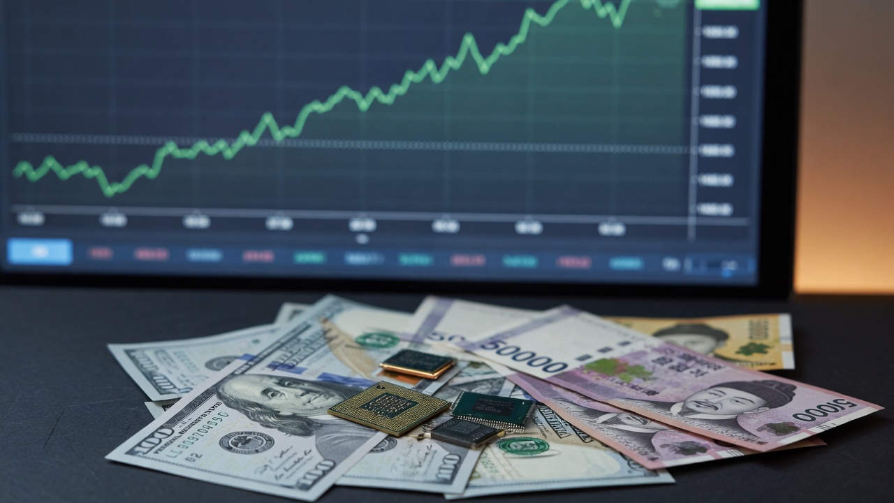 South Korean Won Breaks Above 1,400 Per Dollar on Semiconductor Strength