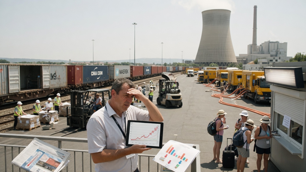 Hot Summer Weather Weighs on Europe's Economic Momentum