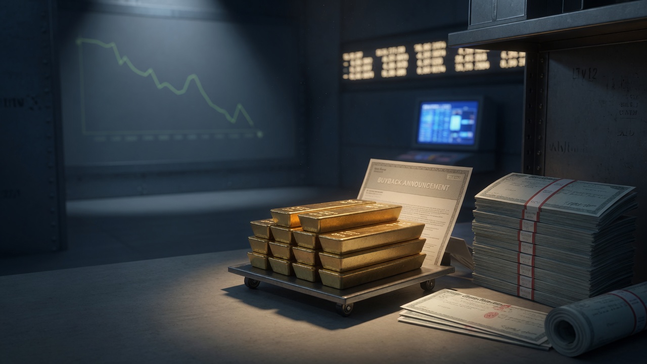 Gold Retreats After Hitting Two-Month High on US Treasury Buyback Announcement