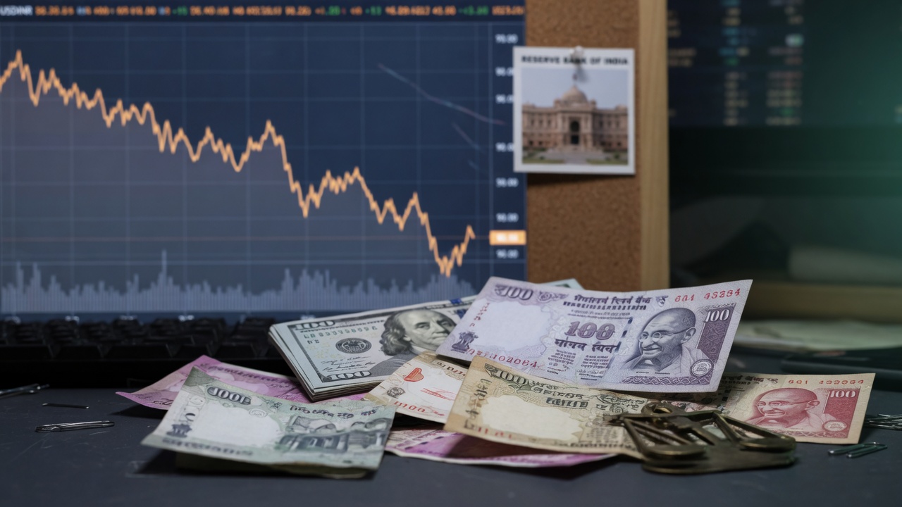Indian Rupee Hits Three-Week Low Near 96/USD as RBI Intervenes