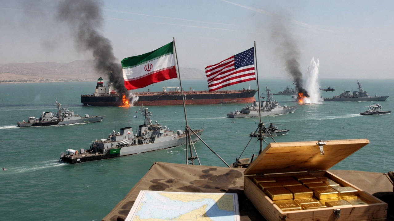 Iran-US tensions drive safe-haven demand and oil volatility