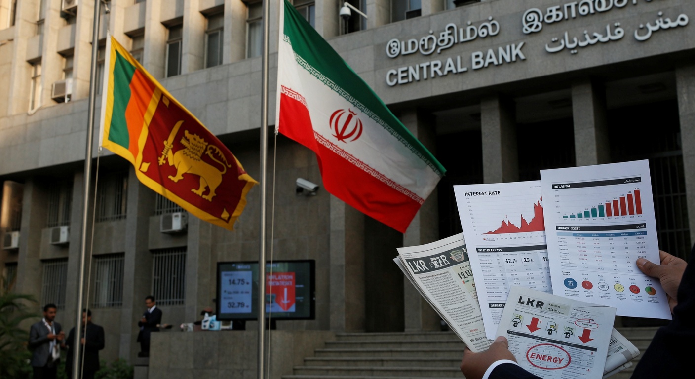 Sri Lanka Central Bank Hikes Rates 100bp to Fight War-Driven Inflation