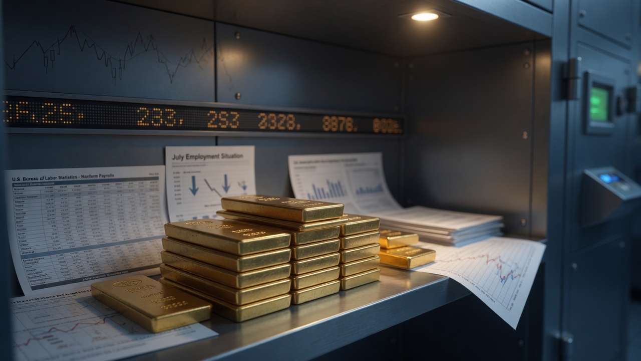 Gold Holds Steady Near Record Levels After Weak US Jobs Data